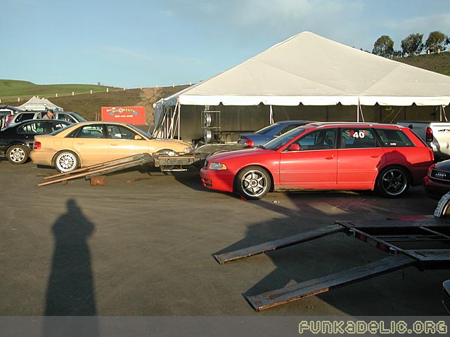 Sharon, Corey and Steve's cars