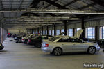 In the garage (me in the foreground)